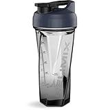 HELIMIX 2.0 Vortex Blender Shaker Bottle Holds upto 28oz | No Blending Ball or Whisk | USA Made | Portable Pre Workout Whey Protein Drink Shaker Cup | Mixes Cocktails Smoothies Shakes | Top Rack Safe