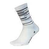 DEFEET | Aireator 6" - DNA Cycling Socks | For Biking, Running, & Everyday Adventures | White | X-Large