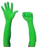 JOMOCARE Chromakey Gloves - Green Chroma Key Gloves for Green Screen Photography & Video (Tight)