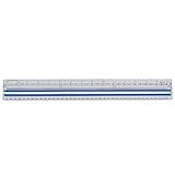 Westcott ‎40711 Clear Data Processing Magnifying Ruler, 15 in