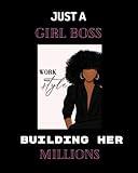 Just A Girl Boss Building Her Millions: Personal Expense Tracker 8X10 , Mileage Log, Tax Checklist Notebook, 106 Pages, Simple Mileage Log, Tax ... Book for Small Business & Personal Finance.