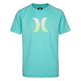 Hurley Boys' Rash Guard Shirt, Green/Icon, L