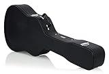 Gator Cases Traditonal Series Hard-Shell Wood Case for 6 or 12-String Dreadnought Style Acoustic Guitars, (GWE-DREAD 12)