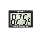 AQUANEAT Aquarium Thermometer, Fish Tank Thermometer, Aquarium Digital Temperature Gauge, with Large LCD Display