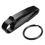 JOTOVO Tactical Stealth Key Ring Holder Special for Police and Fire Agencies Duty Belt, Double Side Quick Release Key Holder with Detachable Keyring (2.25-Inch Max)