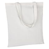 FF Sgdfc 2 | 4 | 6 | 7 | 14 | 18 Pcs Canvas Tote Bags, Natural Color Tote Bags 15 x 16 inch Sustainable Eco Friendly reusable, for Grocery Bags, DIY Gift Bags, Shopping Bags (4 Pcs White)