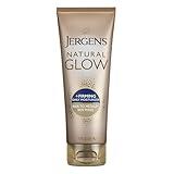 Jergens Natural Glow +Firming Self Tanner Body Lotion, Fair to Medium Skin Tone, Sunless Tanning Moisturizer with Collagen and Elastin. Helps to Visibly Reduce Cellulite, 7.5 Fl Oz