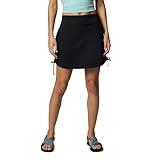 Columbia Womens All Seasons Ruched Skort, Black, Large