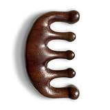 Cureder Wooden Scalp Massager - Handmade 100% Natural Green Sandalwood Wide Tooth Combs - Wood Massage Comb & Sandalwood Comb for Luxurious Hair Care
