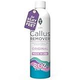 Lee Beauty Professional Callus Remover for Feet - Original, Powerful Formulation - Extra Strength Gel, Home Pedicure Foot Spa Results - Cracked & Dead Dry Skin Supplies - 8 Oz