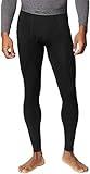 32 Degrees Men's 2-Pack Performance Lightweight Thermal Baselayer Legging Pant, Black/Black, Large