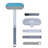 EEland 4-in-1 Pet Hair Remover Tool - Multi-Functional Reusable Washable Lint Brush with Extended Handle for Furniture, Carpet, Bedding - Effective Cat & Dog Hair Remover for Home, Cars, Sofa Cleaning