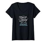Womens Meet Me At The Library V-Neck T-Shirt