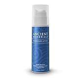 Ancient Minerals Magnesium Lotion – Zechstein Magnesium Chloride Cream with Shea Butter, Organic Oils & Hyaluronic Acid for Skin Hydration, Non-Greasy Body Lotion, 5oz