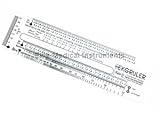 EMI EKG Ruler # 422 EKG Pocket Reference Guide – Electrocardiogram Measurement Tool for Students & Medical Professionals