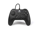 PowerA Nintendo Switch Wired Controller - Black, Detachable 10ft USB Cable, No Battery Required, Officially Licensed By Nintendo