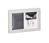 Roman - Deluxe Communion Boy Book and Accessories, 5pc Set, Padded Pearlized Cover, First Communion Collection, 6.75" H, Religious Gift, Faith, Durable