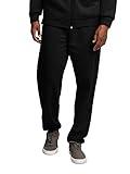 Fruit Of The Loom Mens Eversoft Fleece Elastic Bottom With Pockets, Relaxed Fit, Moisture Wicking, Breathable Sweatpants, Black, X-Large US