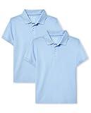 The Children's Place boys Short Sleeve Pique Polo Shirt, Brook 2 Pack, Small US