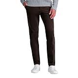 Haggar Men's Straight Fit Stretch Corduroy Pant, Brown