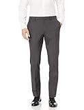 Amazon Essentials Men's Slim-Fit Wrinkle-Resistant Stretch Dress Pant, Charcoal, 38W x 29L