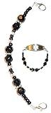 Hidden Hollow Beads 6.5 or 5.5 inch Women's Medical Alert ID Interchangeable Replacement Bracelet, Identification vital info tag