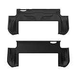 Console Grip for Switch2, One-Piece Half-Wrapped Flexible TPU Protective Case, Anti-Fall and Anti-Scratch, Ergonomic Design & Comfortable (Black)