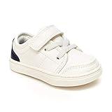 Simple Joys by Carter's Baby Jesse Sneaker, White/Blue, 3 US Unisex Infant