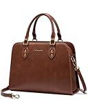 LOVEVOOK Purses and Handbags for Women, Vintage Top Handle Shoulder Bag Satchel Tote and PU Leather Crossbody Purse for Ladies