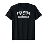 BBQ Pitmaster with Meat Fork and Cleaver Grilling Barbecuing T-Shirt