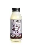 MRS. MEYER'S CLEAN DAY Moisturizing Body Wash for Women and Men, Biodegradable Shower Gel Formula Made with Essential Oils, Lavender, 16 oz