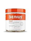 Genius Test, Advanced Testosterone Booster for Men - Natural Stamina, Endurance, Energy & Strength Enhancing Supplement - Lean Muscle Builder, Brain & Libido Support Male Supplements, 120 Veggie Pills