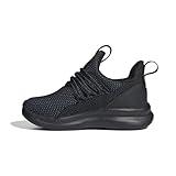 adidas Lite Racer Adapt 7.0 Sneaker, Black/Black/Black, 6 US Unisex Big Kid