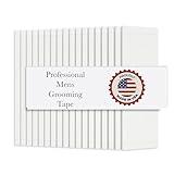 Mens Top Sticking Toupee Tape - Premium Hypoallergenic Double Sided Self Adhesive Strips for Hair Systems - 1" x 3" Strips - Mens Grooming Wig & Hairpiece Adhesives (108 Hair Tape Strips)