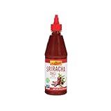 Lee Kum Kee Sriracha Chili Sauce Plastic Bottle (18 oz - 1 Pack), Gluten Free, Non-GMO, Vegan, Spicy, Hot and Sweet with a Hint of Garlic, Perfect for Stir-Fries, Dipping Sauces, Drizzling, Noodles, Marinades, and Dumplings