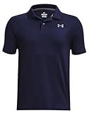Under Armour Boys' Performance Golf Polo (US, Alpha, Large, Regular, Midnight Navy/Pitch Gray - 410)