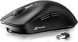 ATTACK SHARK X3 Wireless Gaming Mouse, 49g Ergonomic Computer Mouse, Triple Modes PAW3395 26K DPI Optical Sensor, 200h Battery Life, Programmable Buttons, Gaming Accessories for PC/Laptop/Mac (Black)