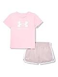 Under Armour UA TECH GRID SHORT SET, PRIME PINK, 4T