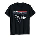 USA Military Warbird Airplane Blackbird Spy Plane T-Shirt