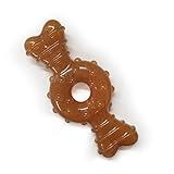Nylabone Ring Bone Chew Toy for Puppies, Puppy Teething Toys, Puppy Enrichment Toys, Chicken Flavor, X-Small Dogs - Up to 15 lbs, 1 Count