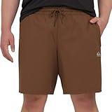 Quiksilver Men's Comfort Stretch Dry Flight Active Short (US, Alpha, Large, Regular, Regular, Brown)