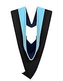 Cappe Diem Master of Education Graduation Hood – Light Blue | M.Ed. Academic Regalia for Master’s Cap and Gown Ceremony (Navy Blue & White)