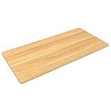 FLEXISPOT Whole Piece 55"x28" Desktop 1" Thickness Height Adjustable Desk Rectangular Tabletop Maple Board (55INCH Maple Top)