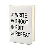 PLITI Filmmaker Gift Director Gift Movie Camera Gift Write Shoot Edit Repeat Filmmaking Journal Notebook (Write Shoot Edit JN)