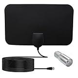 TV Antennas, HD Digital Antenna for Smart TV Indoor, 360°Signal Reception - Digital TV Antenna Indoor Support 4K 1080p for All Type of HDTV Digital TV's
