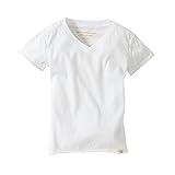 Burt's Bees Baby baby boys T-shirt, Short Sleeve V-neck Crewneck Tees, 100% Organic Cotton infant and toddler t shirts, Cloud, 12 Months US