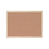 U Brands Cork Bulletin Board,18 x 24 Inches, Light Birch Wood Frame (265U00-01)