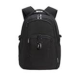 Amazon Basics Travel Laptop Backpack for 17 inch Laptop, Black