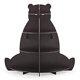 Delta Children Bear Bookcase - Greenguard Gold Certified, Crafted Walnut