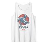 Coors Longhorn Banquet Vintage Rodeo Label Tank Top